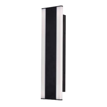 Afx Rhea 18-in. Outdoor LED Wall Sconce, Black REAW0518LAJUDBK